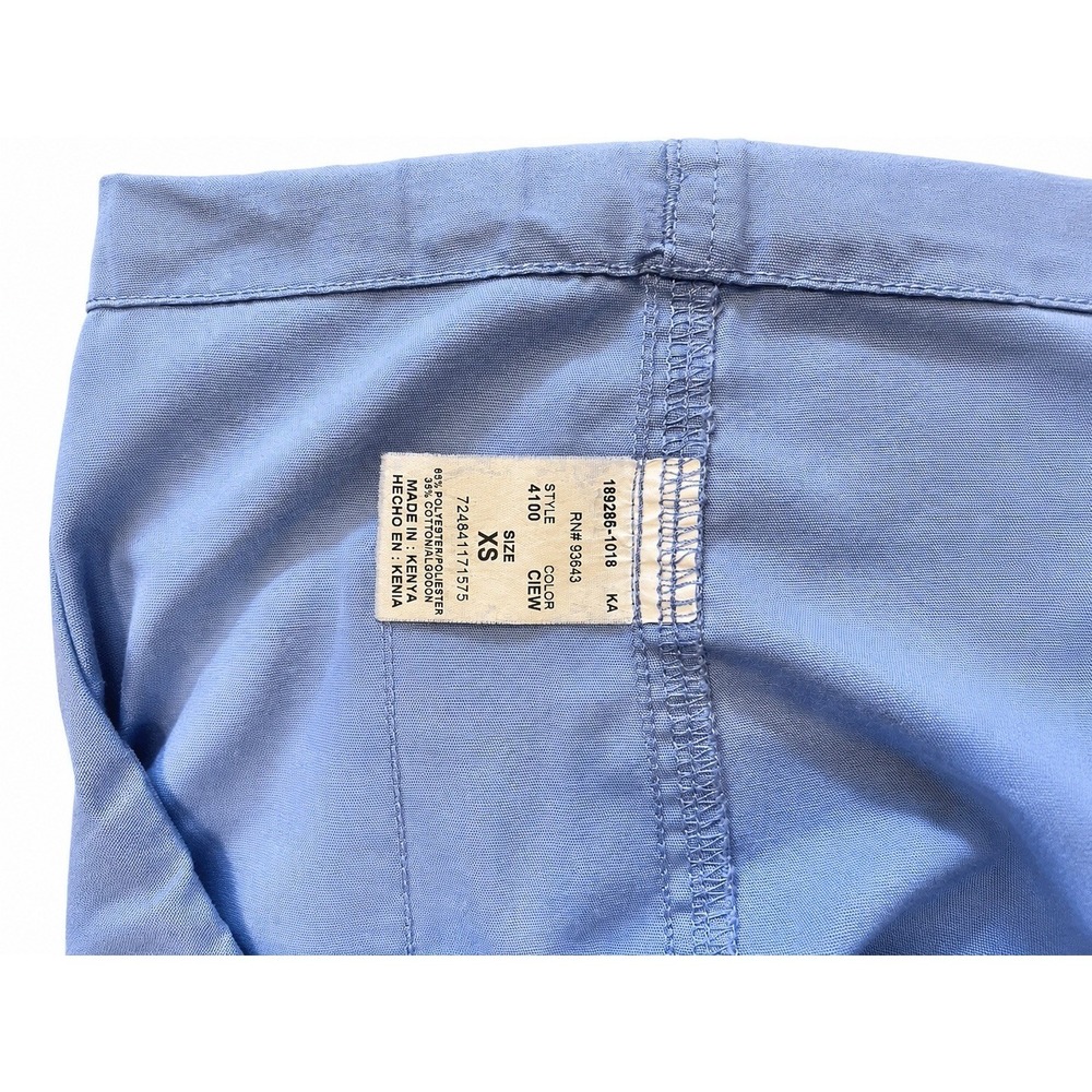 Cherokee Workwear Scrub Pants Women's XS Blue Drawstring Medical Uniform Pants - Picture 3 of 11